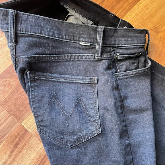 MOTHER Tomcat Roller 29, Night In Venice High Rise Wide Leg Denim dark blue - Picture 7 of 16